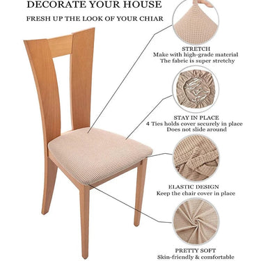 Black Cushion Seat Cover For Chair | CoverMyCushion Black